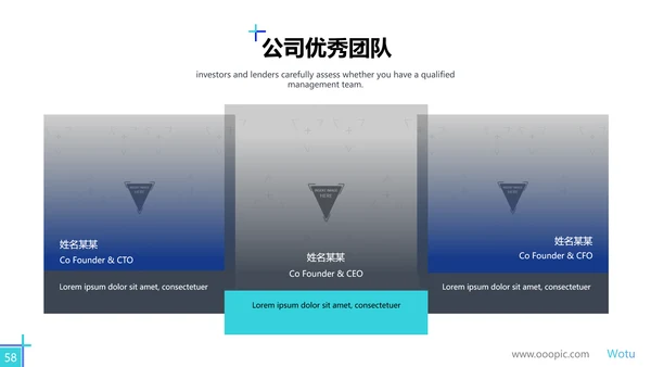 创意蓝色商业计划书公司简介商务PPT模板