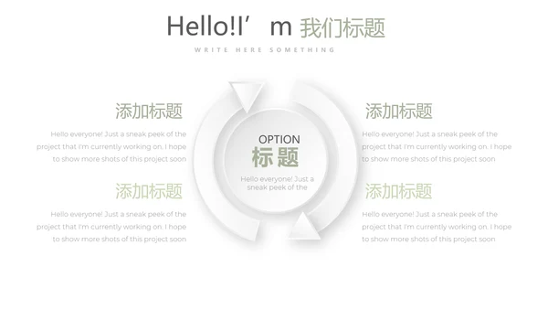 绿色小清新公司产品介绍宣传通用PPT动态模板