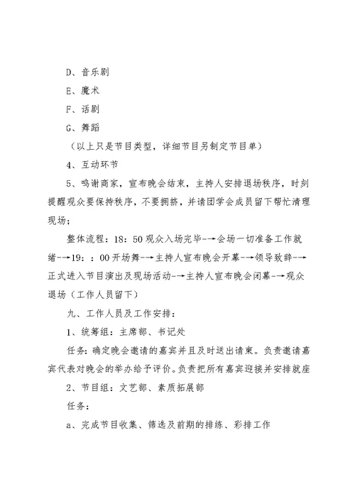 大学学校20xx元旦晚会策划书(共18页)