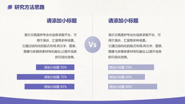 紫色简约毕业论文开题答辩PPT模板