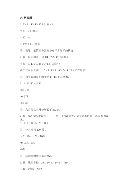小升初六年级期末试卷精品【能力提升】.docx