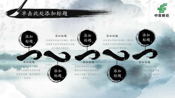 中国邮政储蓄银行邮储邮局动态PPT模板