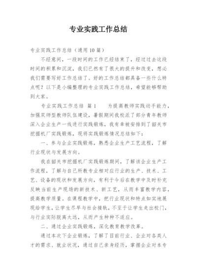 专业实践工作总结.docx