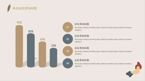 米色简约莫兰迪风学习汇报PPT模板
