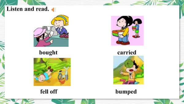 Module 10 Unit 1  Did you fall off your bike  课件(共