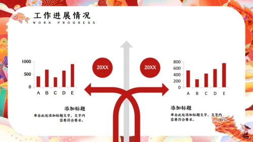 新年龙行天下之龙年述职通用PPT模板