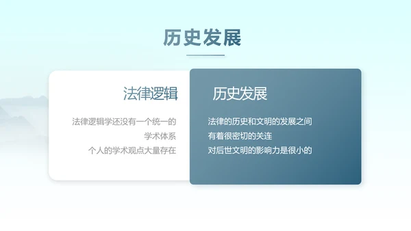 蓝色中国风法律法规讲堂动态PPT模板