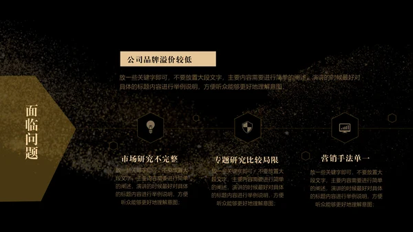 黑金简约商务房地产营销策划模板