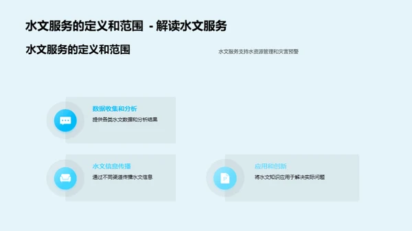 探索水文服务的未来