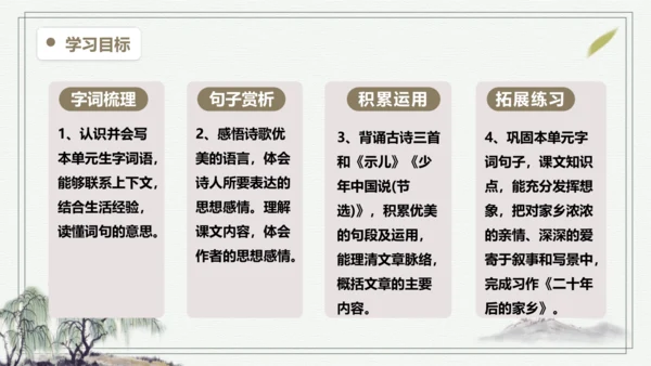 【学霸提优】统编版语文五上（ 第四单元重难点梳理复习）（课件）