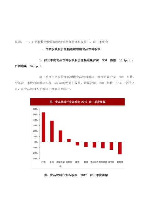 三季度中国白酒行业财务数据分析及价格走势预测.docx