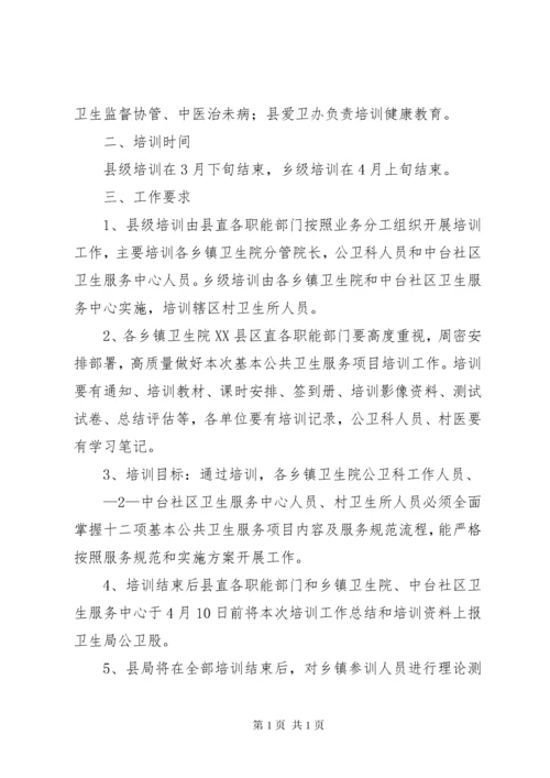 国家基本公共卫生服务项目培训计划 (2).docx