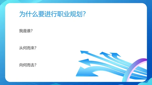 蓝色扁平风职业规划能力培训PPT模板