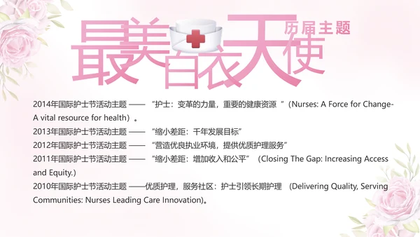 5.12国际护士节活动主题演讲PPT