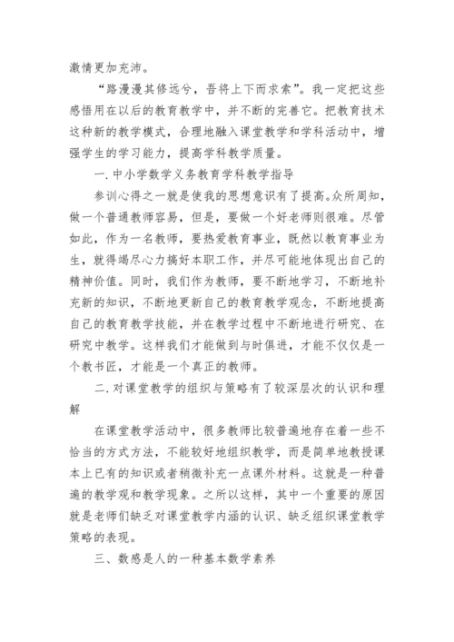 教师信息技术培训心得体会文章.docx