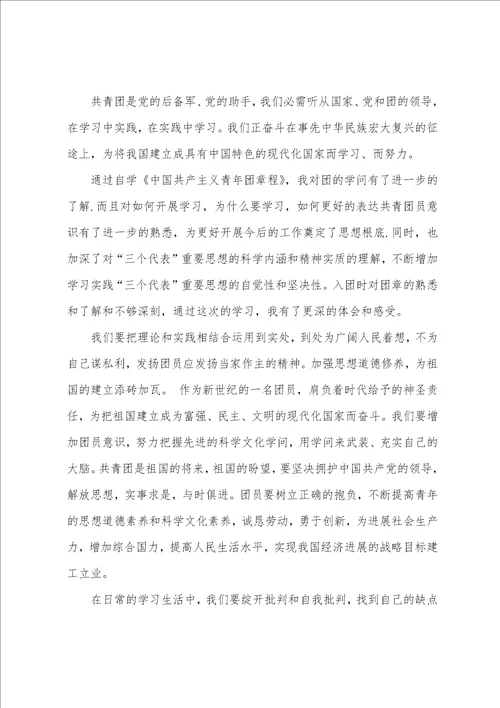 团章学习心得