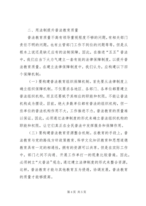 学习五五普法的心得体会.docx