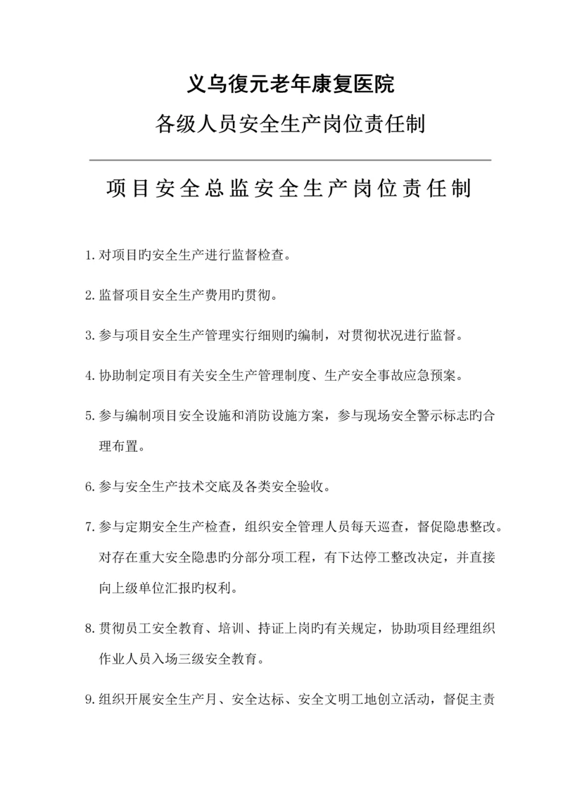 项目安全总监安全生产责任书.docx