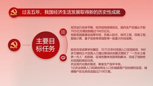 红色喜庆中国精神弘扬太行精神PPT动态模板