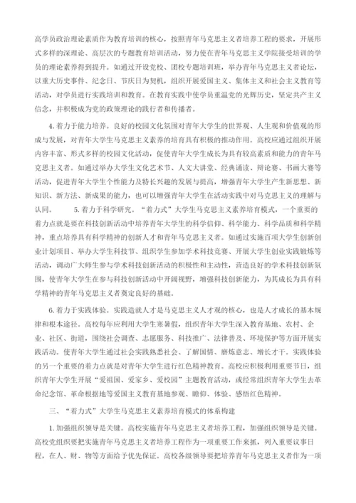 着力式大学生马克思主义素养培育模式研究.docx