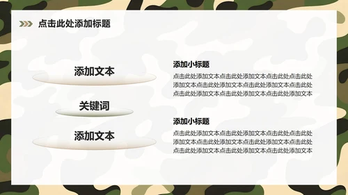 绿色几何商务风军训成果展示汇报PPT模板