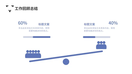 白色极简风工作汇报PPT模板