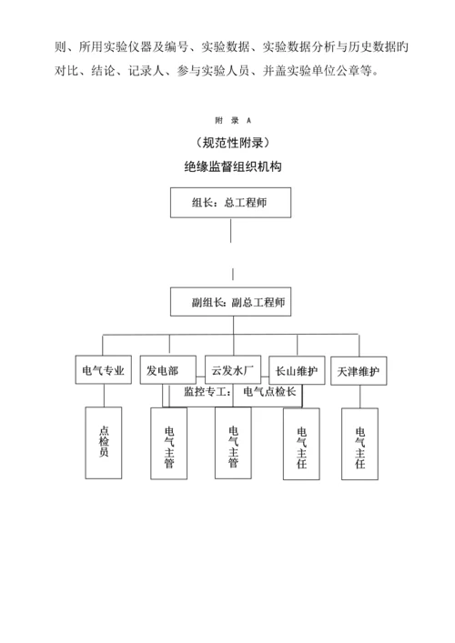 公司绝缘监督管理重点标准.docx