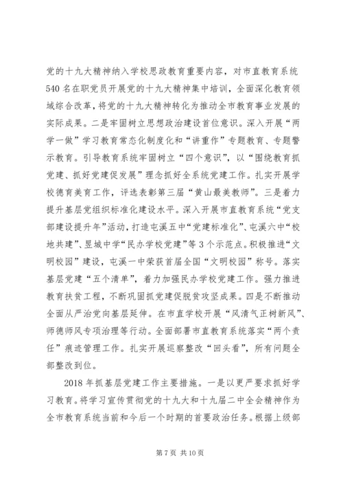 书记抓党建述职报告五篇.docx