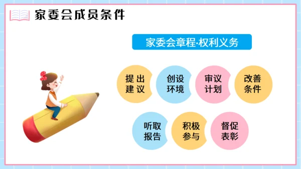 学校家长委员会通用PPT模板