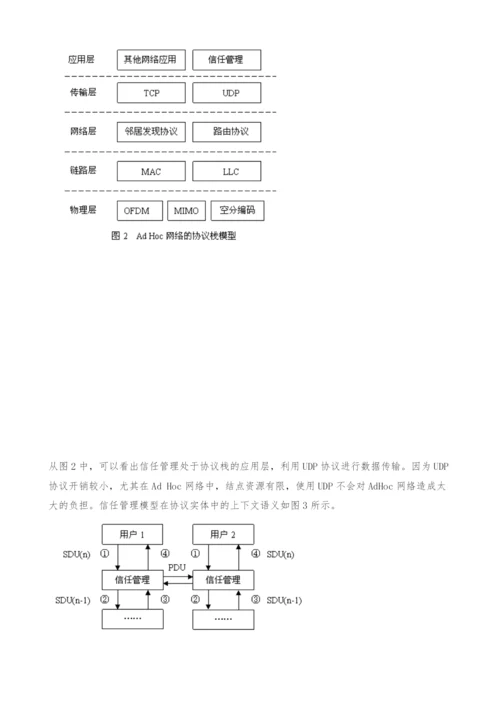 一种AdHoc网络中信任管理模型的研究与设计-期刊网.docx