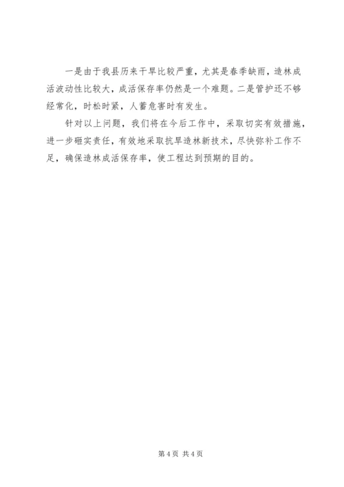 天保工程建设情况自查报告.docx