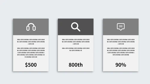 灰色简约商务竞聘述职PPT模板