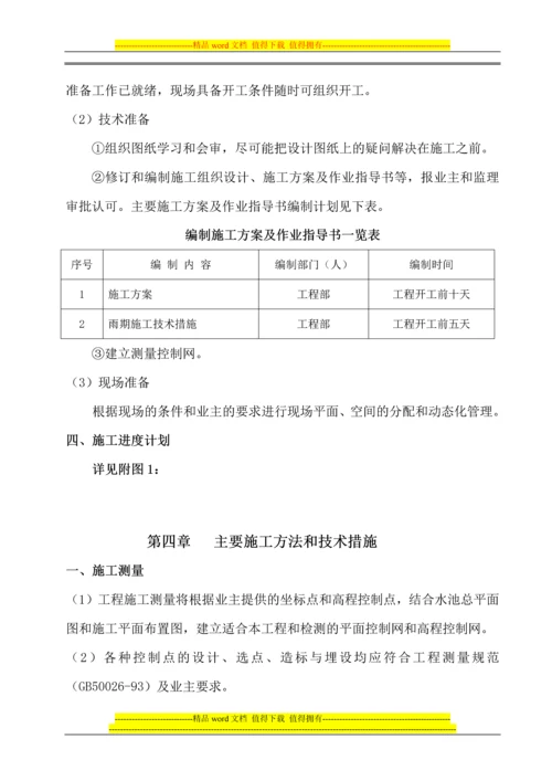 蓄水池专项施工方案.docx