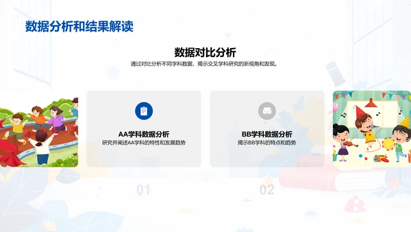 交叉学科答辩报告PPT模板
