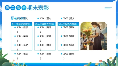 寒假散学典礼PPT模板寒假安全