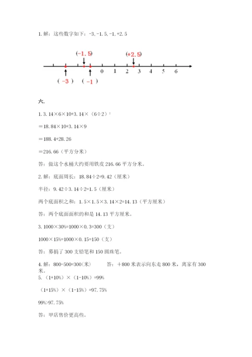 郑州外国语中学小升初数学试卷【精品】.docx