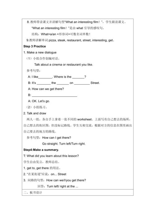 Unit 1 How can I get there Part B-Let's try & Let'