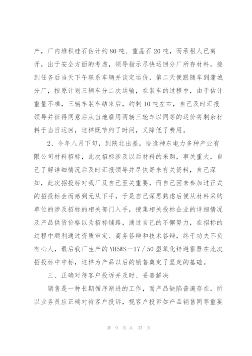 业务员年度工作报告.docx