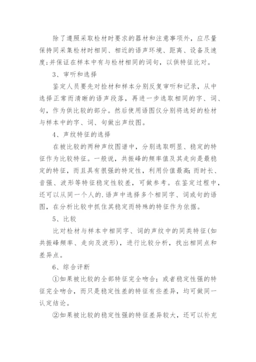 声纹鉴定浅述兰绍江法律论文网.docx