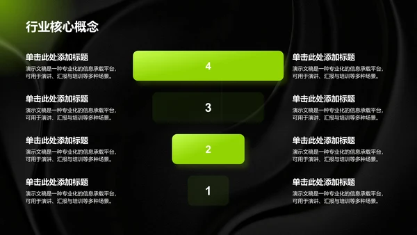 绿色简约风通用行业培训课件PPT
