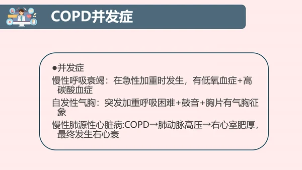 COPD慢性阻塞性肺部疾病患者护理查房PPT模板