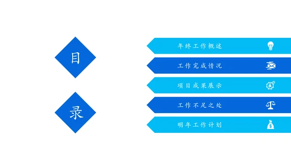 2019蓝色大气销售部年终总结暨新年计划PPT模板