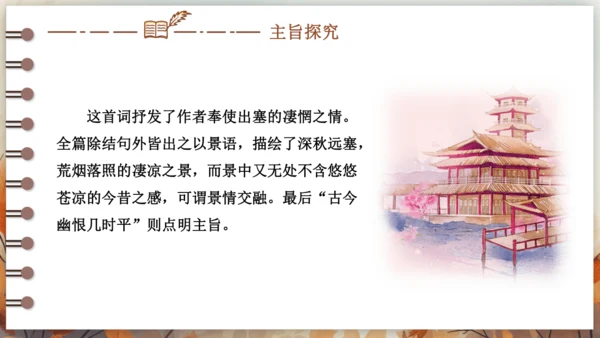 第三单元 课外古诗词诵读——浣溪沙（身向云山那畔行） 课件(共14张PPT) 2024-2025学年