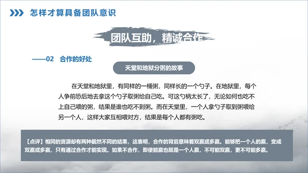 商务大气企业宣传团队精神建设PPT课件