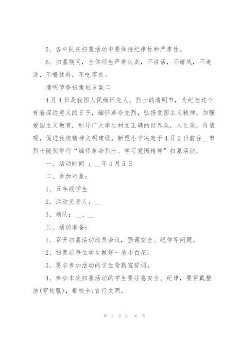 清明节祭扫策划方案2022.docx