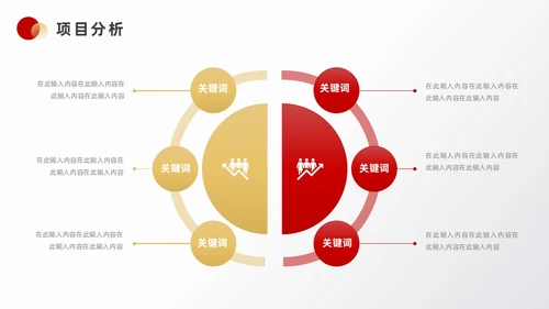 红色金色创意风个人年终总结ppt模板工作总结年终总结