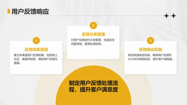 黄色简约风运营指标趋势分析PPT模板