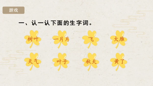 课文1 秋天  课件