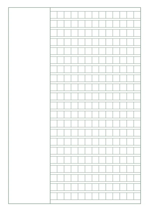 简约绿色方格纸作文纸记录纸学习纸稿纸作文纸