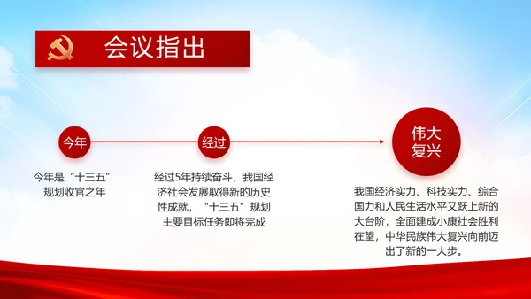 红色喜庆检查院工作汇报总结动态PPT模板